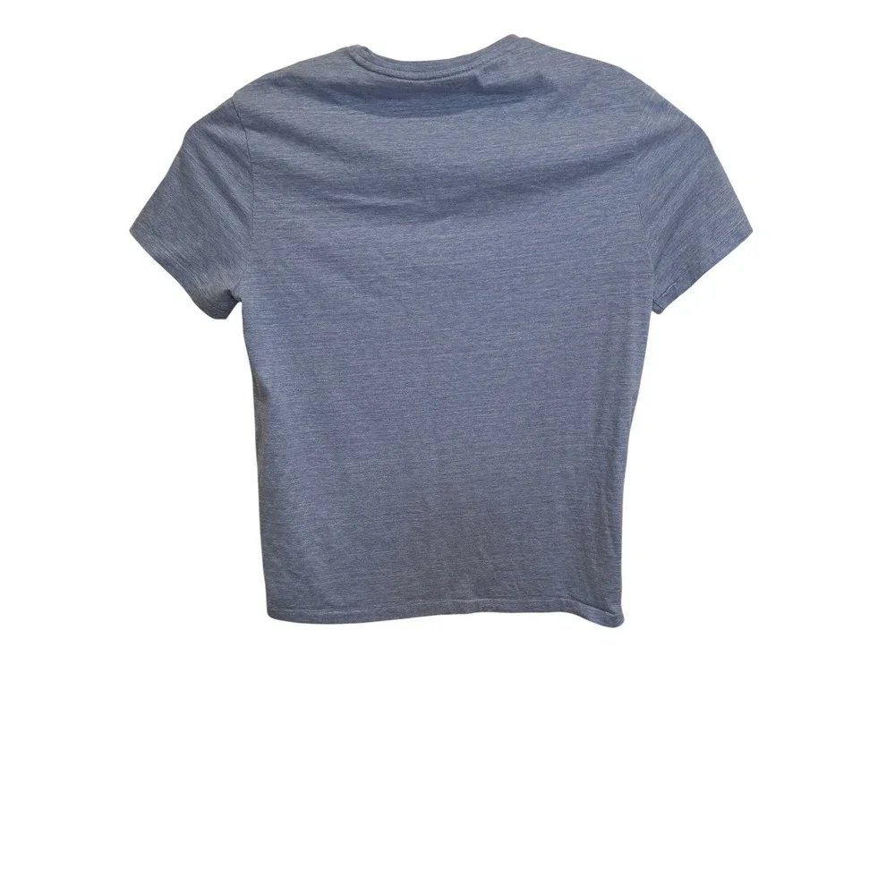 Polo Ralph Lauren Mens Large Blue Custom Fit‎ Cotton Short Sleeve Pony Logo Tee